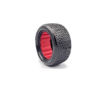 AKA Products 1/10 Buggy Rear Scribble 2.2 (Clay) W/Red Insert