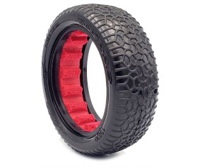 AKA Products 1/10 Buggy 2WD Front Scribble 2.2(Clay)-Red Insert
