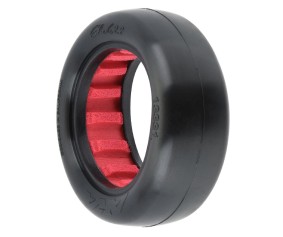 AKA Products 1/10 Buggy Slicks 2.2 4WD Fr, RED INS, SPRSFTLW(2)