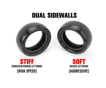 AKA Products 1/10 Void Med Sft 2/4WD Fr 2.2 Off-Rd Bgy Trs (2)