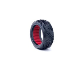 AKA Products 1/8 Buggy I-Beam Soft LW Tire w/ Red Insert (2)