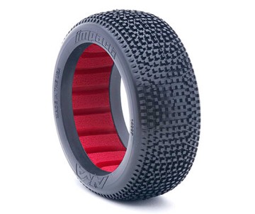 AKA Products 1/8 Buggy Impact SLW Tire w/ Red Insert (2)
