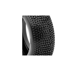 AKA Products 1/8 Buggy Impact SLW Tire w/ Red Insert (2)