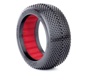 AKA Products 1/8 Buggy Gridiron II SSLW Tire w/ Red Insert (2)