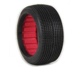 AKA Products 1/8 Buggy Double Down Soft LW Tire w/Red Insert(2)