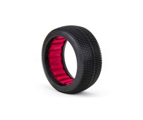 AKA Products 1/8 Buggy Zipps Soft LW Tire w/ Red Insert (2)