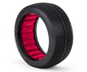 AKA Products 1/8 Buggy Zipps Soft LW Tire w/ Red Insert (2)