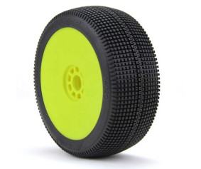 AKA Products 1/8 Buggy ZIPPS (Soft Long Wear) EVO Mtd Yel