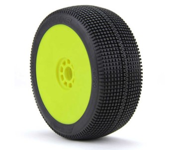 AKA Products 1/8 Buggy ZIPPS (Soft Long Wear) EVO Mtd Yel