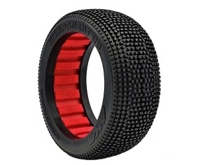 AKA Products 1/8 BUGGY COMPONENT 2AB W/ RED INSERTS SOFT LW (2)