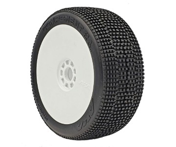 AKA Products 1/8 BUGGY COMPONENT 2AB EVO WHEEL PRMT WHT SLW (2)