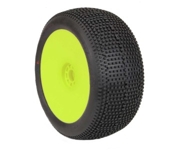 AKA Products 1/8 Truggy IMPACT (spr Soft Lng Wear) EVO Mntd Yel