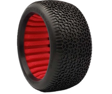 AKA Products 1/8 Truggy EVO Scribble w/RED Inserts, Clay (2)