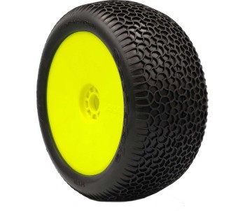 AKA Products 1/8 Truggy EVO Scribble PRMT Yellow, Soft LW (2)