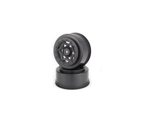AKA Products 1/10 Cyclone SC Wheel, Black (2): SCTE4X4/SCT410