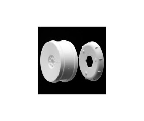 AKA Products 1/8 Buggy EVO Wheels White (4)