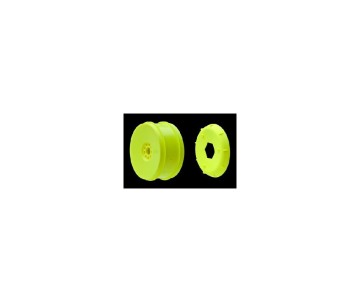 AKA Products 1/8 Buggy EVO Wheels Yellow (4)