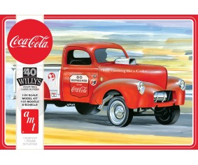 AMT 1940 Willys Pickup Gasser (Coca-Cola) 1/25 Model Kit (Level 3)