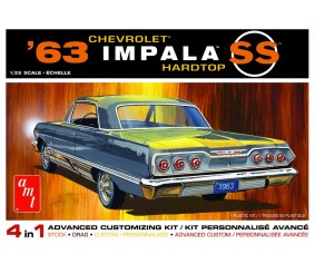 AMT 1963 Chevy Impala SS 2T 1/25 Model Kit (Level 2)