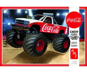 AMT 1988 Chevy Silverado Monster Truck (Coca-Cola) 1/25 Model Kit (Level 3)