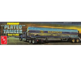 AMT Fruehauf Plated Tanker Trailer (Sunoco) 1/25 Model Kit (Level 2)
