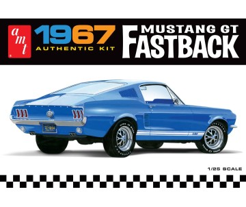 AMT 1967 Ford Mustang GT Fastback 1/25 Model Kit (Level 2)