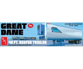 AMT Great Dane 40' Reefer Trailer (Coors) 1/25 Model Kit (Level 2)