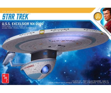 AMT Star Trek U.S.S. Excelsior 1/1000 Model Kit (Level 2)