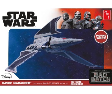 AMT Star Wars: The Bad Batch Havoc Marauder 1/144 Model Kit (Level 1)