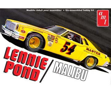 AMT 1/25 Lennie Pond 1974 Chevy Malibu Stock Car Model Kit (Level 2)