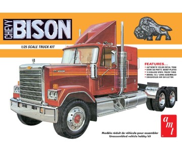 AMT 1/25 Chevrolet Bison Conventional Tractor Model Kit (Level 3)