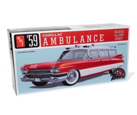 AMT 1/25 1959 Cadillac Ambulance With  Gurney
