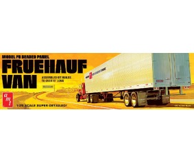 AMT Fruehauf 40' Beaded Van Trailer 1/25 Model Kit (Level 3)
