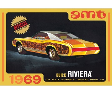 AMT 1/25 1969 Buick Riviera Model Kit (Level 2)