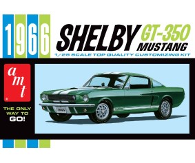 AMT 1/25 1966 Shelby Mustang 350GT Model Kit (Level 2)