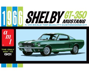AMT 1/25 1966 Shelby Mustang 350GT Model Kit (Level 2)