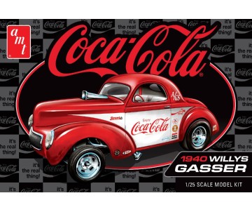AMT 1/25 1940 Willys Coupe (Coke Race Team) Model Kit (Level 2)