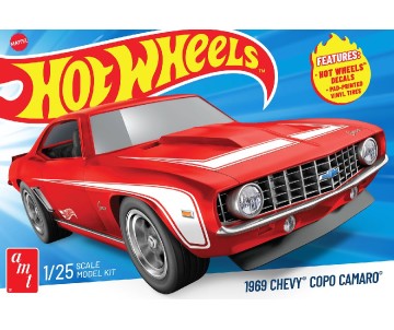 AMT 1/25 1969 Chevy Camaro COPO Hot Wheels Model Kit (Level 2)