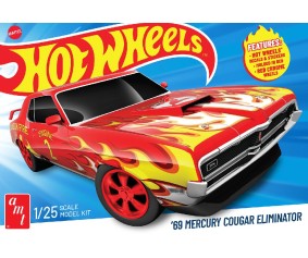 AMT 1/25 Hot Wheels 1969 Mercury Cougar Eliminator Model Kit (Level 2)