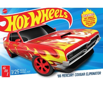 AMT 1/25 Hot Wheels 1969 Mercury Cougar Eliminator Model Kit (Level 2)