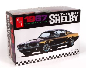 AMT 1967 Shelby GT-350 Authentic Kit Molded in White 1/25 Model Kit (Level 2)
