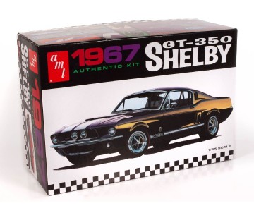 AMT 1967 Shelby GT-350 Authentic Kit Molded in White 1/25 Model Kit (Level 2)