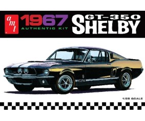 AMT 1967 GT-350 Shelby Molded in Black 1/25 Model Kit (Level 2)