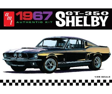 AMT 1967 GT-350 Shelby Molded in Black 1/25 Model Kit (Level 2)