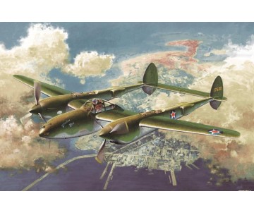 Academy 1/48 P-38F LIGHTING GLACIER GIRL