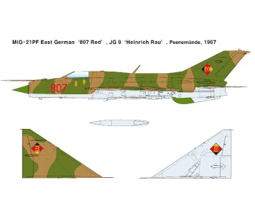 Academy 1/48 Russian Air Force MiG-21PF Fishbed-D