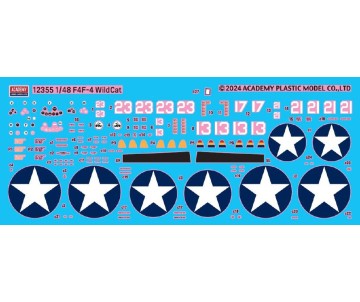 Academy 1/48 USN F4F-4 Wildcat 