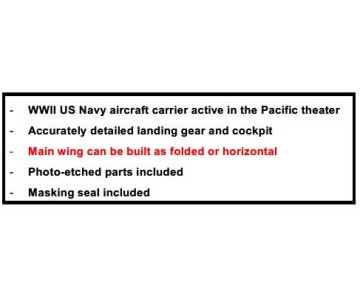 Academy 1/48 USN F4F-4 Wildcat 