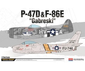 Academy 1/72 P-47D & F-86E 