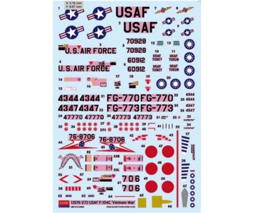 Academy 1/72 USAF F-104C 